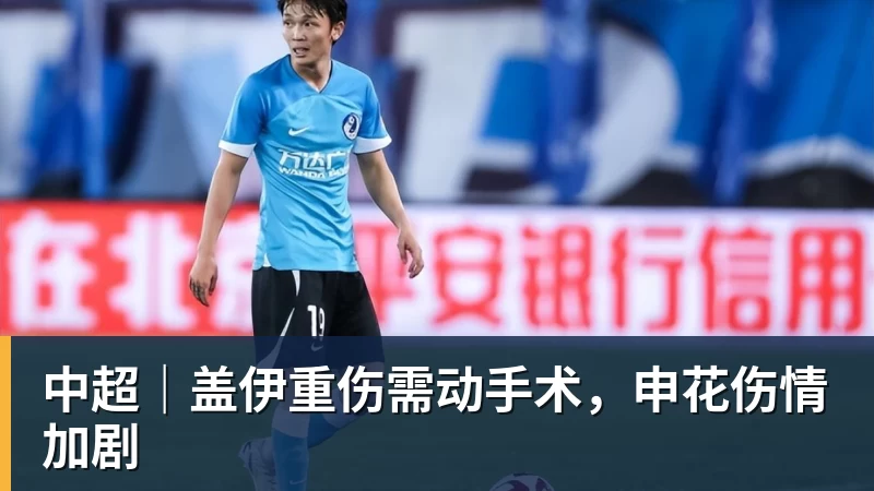 中超|盖伊重伤需动手术,申花伤情加剧 中超|盖伊重伤需动手术,申花伤情加剧