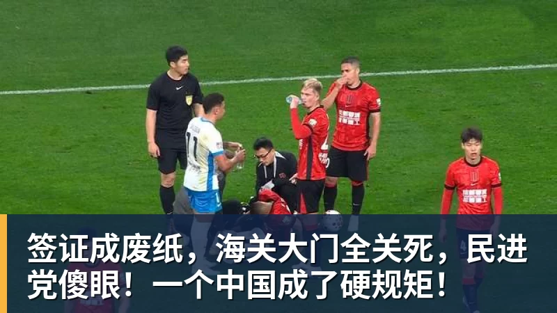 签证成废纸，海关大门全关死，民进党傻眼！一个中国成了硬规矩！